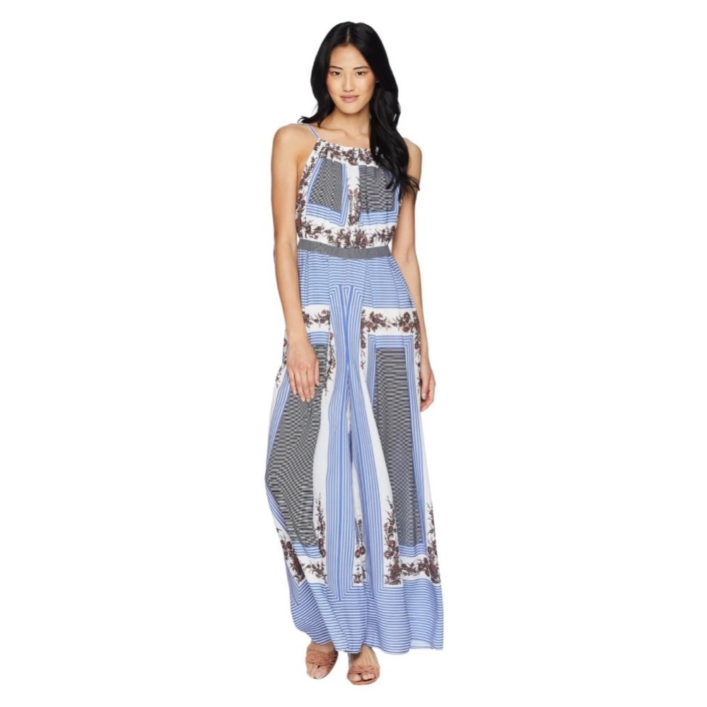 Bishop + Young NWT Sardinia Jumper Halter Wide Leg Women's Size Small XS